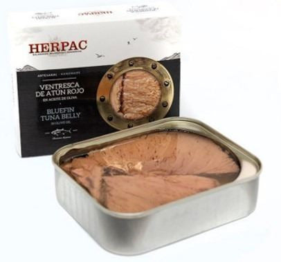 ventresca de atún rojo en aceite de oliva 125gr y250gr