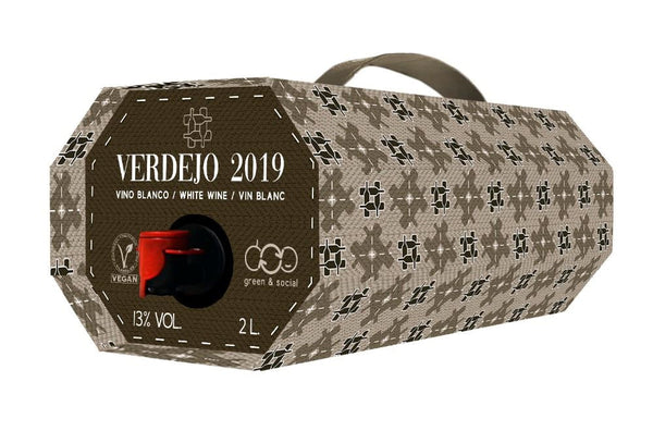 Vino Bib Octogonal Verdejo En Formato 2L