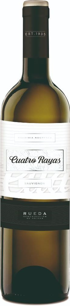 Vino Cuatro  Rayas Vendimia Nocturna Sauvignon Blanc - Caja de 6 botellas