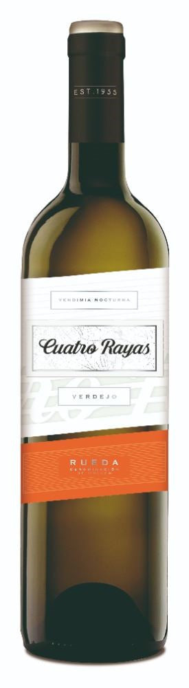 Vino Cuatro Rayas Vendimia Nocturna Verdejo - Caja de 6 botellas