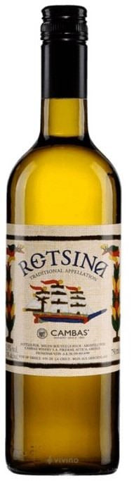 Vino Griego Retsina Karavaki 750ml