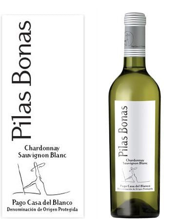 Vino Pilas Bonas Chardonnay-Sauvignon Blanc - Caja de 6 botellas