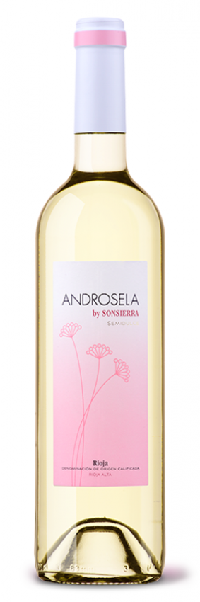 Vino  Blanco Rioja Semidulce  Androsela - Caja de 6 botellas