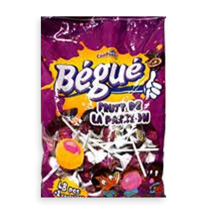 Caramelo de Palo Fruta de la Pasión Begué (50uds.) - Caja 12 uds.